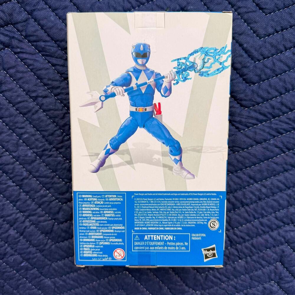 Power Rangers Lightning Collection Blue Ranger Metallic & Standard Lot New - Picture 6 of 10